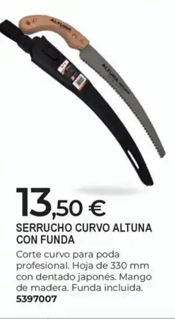 BigMat Serrucho curvo altuna con funda oferta