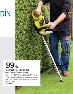 BigMat Cortasetos eléctrico garland set 652ve-v20 oferta