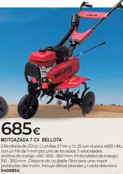 BigMat BELLOTA Motoazada 7 cv oferta