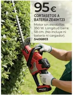 BigMat Cortasetos a batería ze40ht23 oferta
