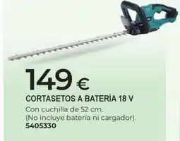BigMat Cortasetos a batería 18 v oferta