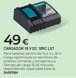 BigMat Cargador 18 v dc 18rc lxt oferta