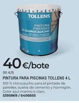 BigMat TOLLENS Pintura para piscinas oferta