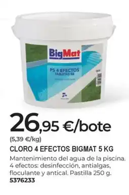 BigMat BIGMAT Cloro 4 efectos oferta