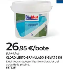 BigMat BIGMAT Cloro lento granulado oferta