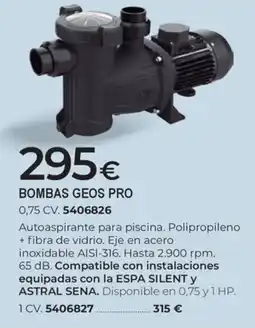 BigMat Bombas geos pro oferta
