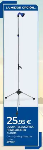 BigMat Ducha telescópica regulable en altura oferta