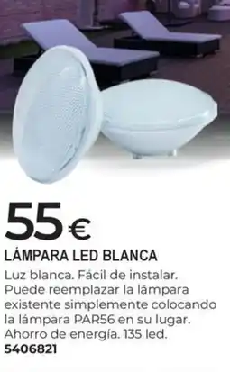 BigMat Lámpara led blanca oferta