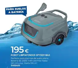 BigMat Robot limpiafondos spyder max oferta