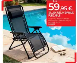 BigMat Sillón relax daimus plegable oferta