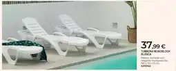 BigMat Tumbona monoblock blanca oferta