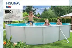 BigMat Piscina de acero ovalada oferta