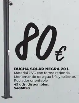 BigMat Ducha solar negra oferta