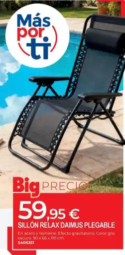 BigMat Sillón relax daimus plegable oferta