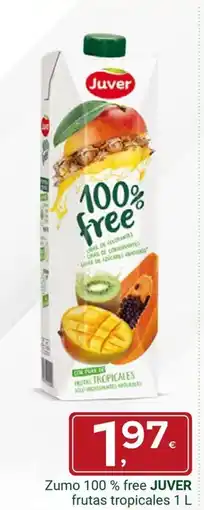Supermercados Dani JUVER Zumo 100% free frutas tropicales oferta