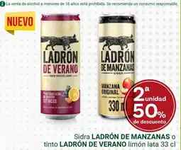 Supermercados Dani LADRÓN DE MANZANAS O LADRÓN DE VERANO Sidra limón oferta