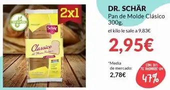 Dr. Schär Pan de Molde Clásico 300 g.