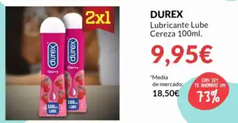 PrimaPrix Durex Lubricante Lube Cereza 100ml. oferta