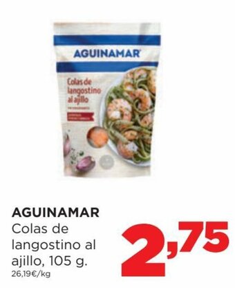 Alimerka Aguinamar Colas de Langostino Al Ajillo, 105 g. oferta
