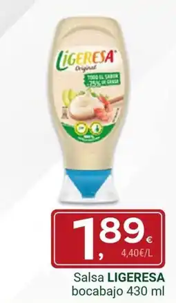 Supermercados Dani LIGERESA Salsa bocabajo oferta