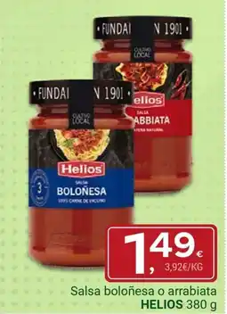 Supermercados Dani HELIOS Salsa boloñesa o arrabiata oferta