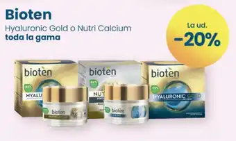 Bioten Hyaluronic Gold o Nutri Calcium