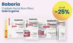 Clarel Babaria Cuidado facial Btox Effect oferta