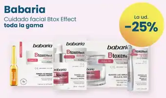 Babaria Cuidado facial Btox Effect