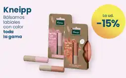 Clarel Kneipp Bálsamos labiales con color oferta