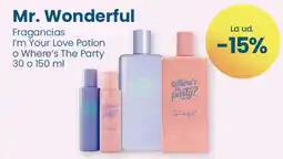 Clarel Mr. Wonderful Fragancias I'm Your Love Potion o Where's The Party oferta