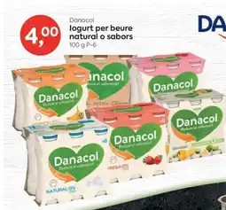 Suma Supermercados Danacol logurt per beure natural o sabors oferta