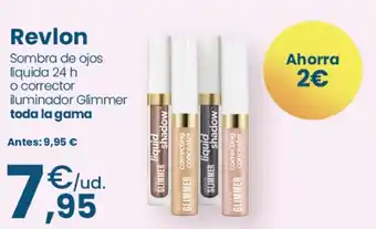 Revlon Sombra de ojos líquida 24 h o corrector iluminador Glimmer