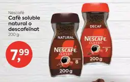 Suma Supermercados Nescafé Cafè soluble natural o descafeinat oferta