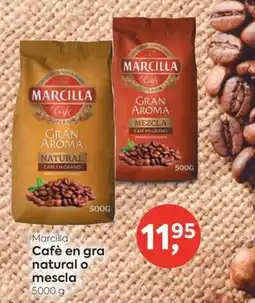 Suma Supermercados Marcilla Cafè en gra natural o mescla oferta