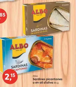 Suma Supermercados Albo Sardines picantones o en oli d'oliva oferta