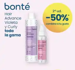 Clarel Bonté Hair Advance Violeta y Curly oferta