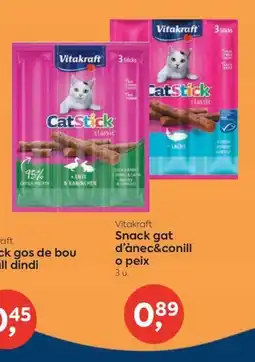 Suma Supermercados Vitakraft Snack gat d'ànec&conill o peix oferta