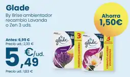 Clarel Glade By Brise ambientador recambio Lavanda oferta