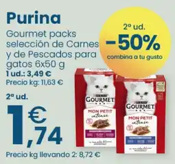 Clarel Purina Gourmet packs selección de Carnes y de Pescados para gatos oferta