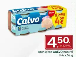 Supermercados Dani CALVO Atún claro natural oferta