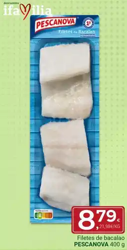 Supermercados Dani PESCANOVA Filetes de bacalao oferta