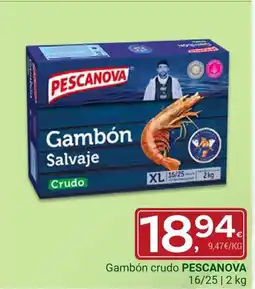 Supermercados Dani PESCANOVA Gambón crudo oferta