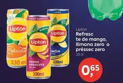 Suma Supermercados Lipton Refresc te de mango, Ilimona zero o préssec zero oferta