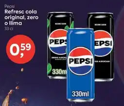 Suma Supermercados Pepsi Refresc cola original, zero o llima oferta