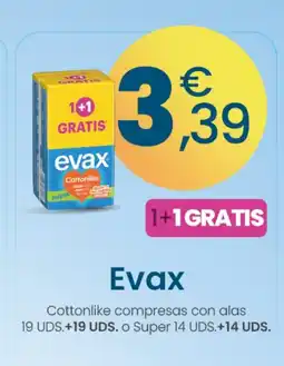 Clarel Evax Cottonlike compresas con alas oferta