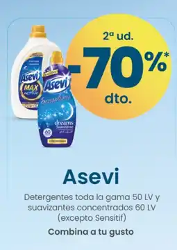 Clarel Asevi Detergentes toda la gama 50 LV Y suavizantes concentrados 60 LV oferta