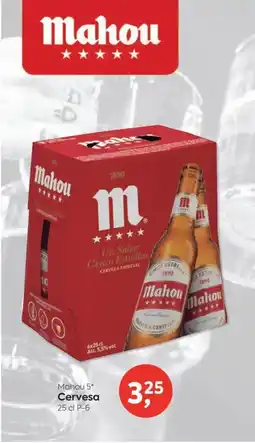 Suma Supermercados Mahou 5* Cervesa oferta