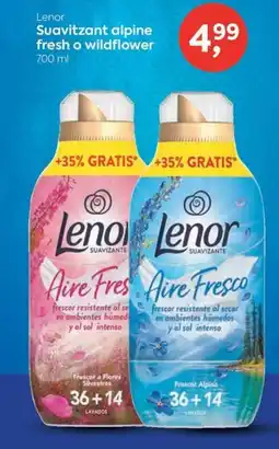 Suma Supermercados Lenor Suavitzant alpine fresh o wildflower oferta