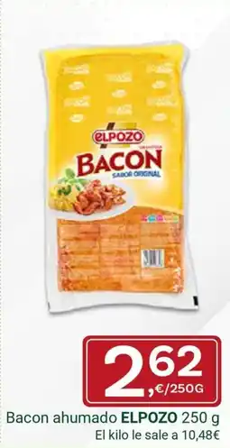 Supermercados Dani ELPOZO Bacon ahumado oferta