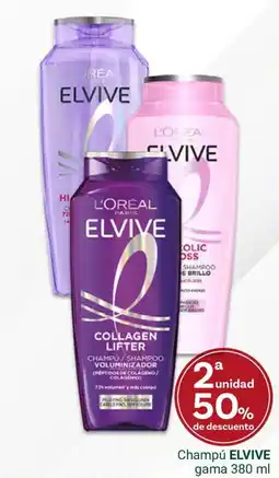 Supermercados Dani ELVIVE Champú gama oferta